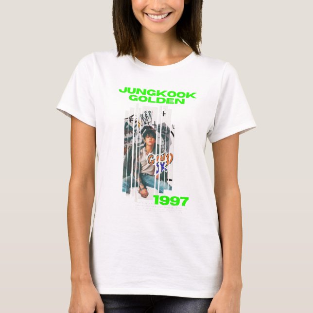  t-shirt Jungkook Golden | Iconic Tribute Tee  (Front)