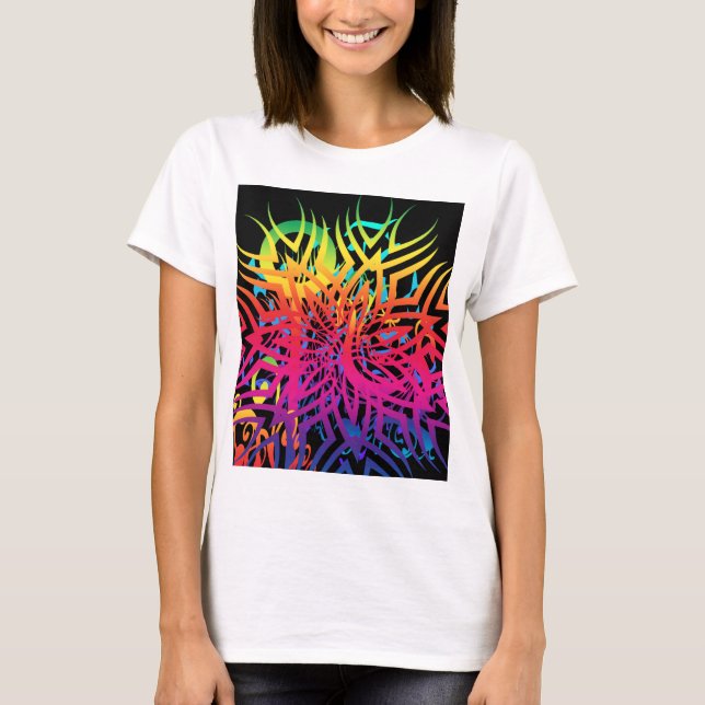 T-shirt Jungle Abstraite (Devant)