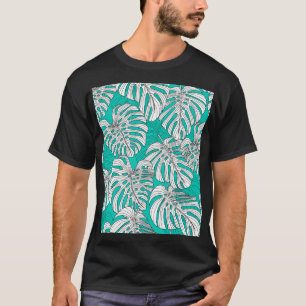 T-shirt Jungle Feuille Tropical Floral sans fil