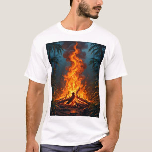 T-Shirt 🔥 Jungle Fire - Bold & Fierce Sty