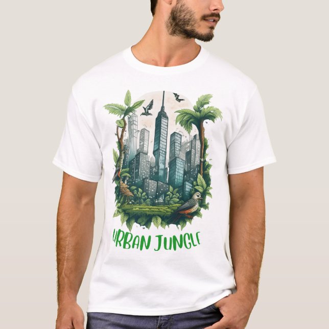T-shirt Jungle urbaine (Devant)