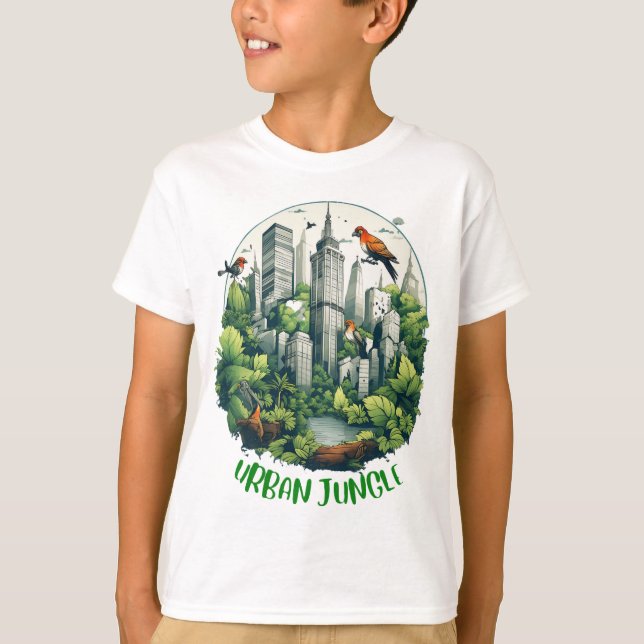 T-shirt Jungle urbaine-4 (Devant)