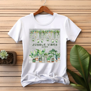 T-shirt Jungle Vibes Oasis Jardin vertical Plante Amoureux