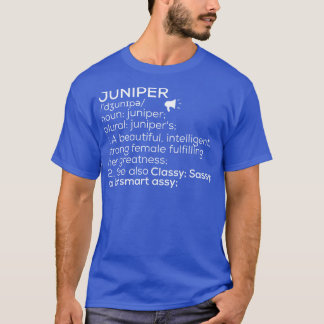T-shirt Juniper Nom Juniper Définition Juniper Femme Nam