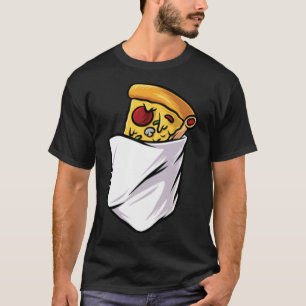 T-shirt Junk Food Fast Food Pizza Pièce dans un sac