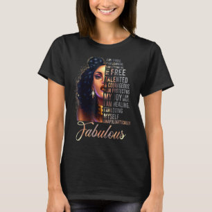 T-shirt Juntreizième Fabulous Black Girl Magic Black Women