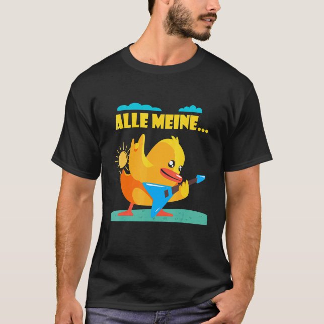 T-shirt Jupe Canard Aimer Canard Toute Ma Chanson Entchen (Devant)