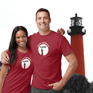T-shirt Jupiter Florida Red Lighthouse Photographie
