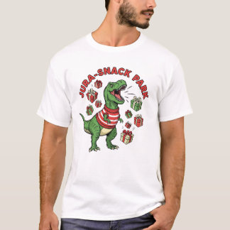T-shirt Jura-Snack Park – Christmas Dino Party
