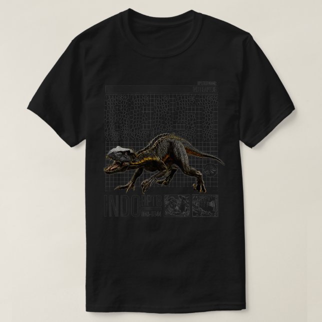 T-shirt Jurassic World Fallen Kingdom Indoraptor Beast (Design devant)