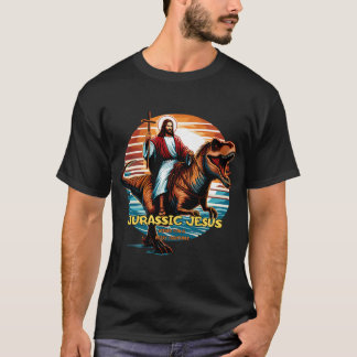 T-shirt Jurassique Jésus Vous Souhaite Un Joyeux Noël