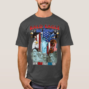 T-shirt Jus d'aigle chauve Si patriotique qu'il fait mal