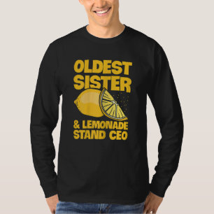 T-shirt Jus de citron pour votre soeur de soie de soie de
