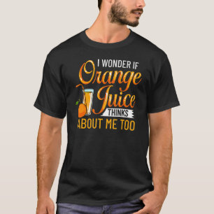 T-shirt Jus De Machine À Jus D'Orange Boire Mix Fraîche