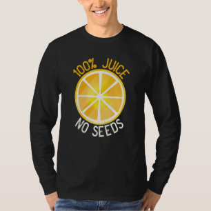 T-shirt Jus d'orange 100 sans pépins Vasectomie masculin
