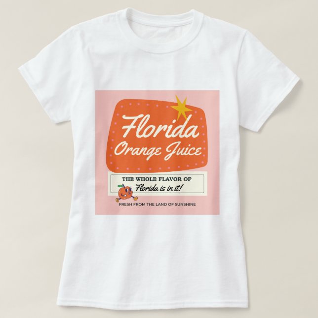 T-shirt Jus d'Orange en Floride (Design devant)