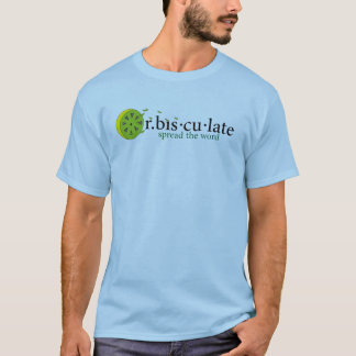 T-shirt Jus Orbisculé Dans L'Oeil Par Une Cuillère Étaler