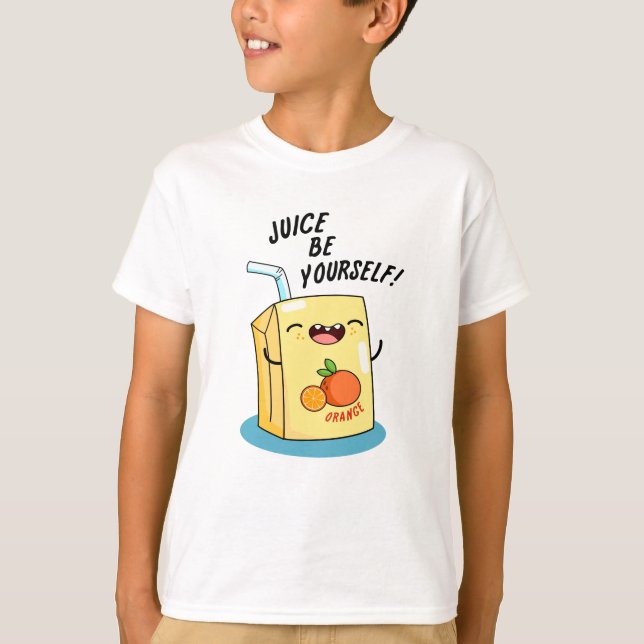 T-shirt Jus Soyez Amusant Orange Jus Pun (Devant)