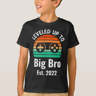 T-shirt Jusqu'à - Big Brother Funny joueur Vintage