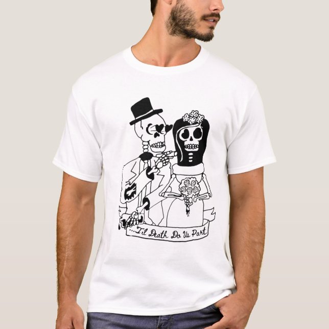 T-shirt Jusqu'à ce que la mort nous sépare (Devant)