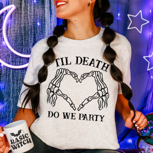 T-shirt Jusqu'à ce que la mort nous sépare Cadeau pour dem