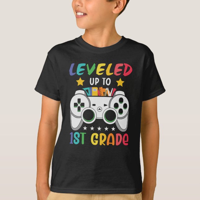 T-shirt Jusqu'à la 1ère année de retour à l'école Vidéo Ga (Devant)