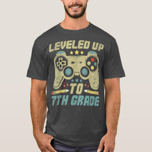 T-shirt Jusqu'à la 7e année Retour à l'école Garçon Vidéo