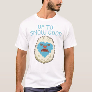 T-shirt Jusqu'à la bonne chemise de yeti de neige