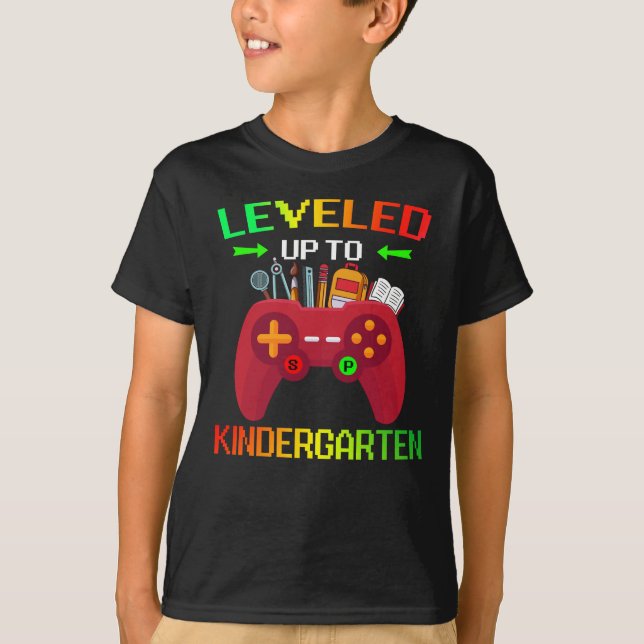 T-shirt Jusqu'À La Garderie Gamer Retour À L'École Wi-Fi (Devant)