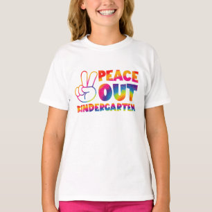 T-shirt Jusqu'à la prochaine Maternelle Tie Dye Dernier jo