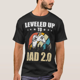 T-shirt Jusqu'au jeu de jeu de jeux de papa 2.0 amusant po