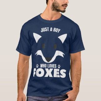 T-shirt Just A Boy Who Loves Foes Birthday Boy BDay Gifts 