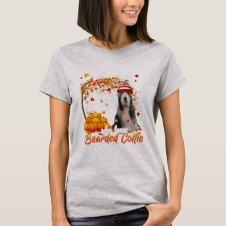 T-shirt Just A Girl Who Loves Bearded Collie Dog