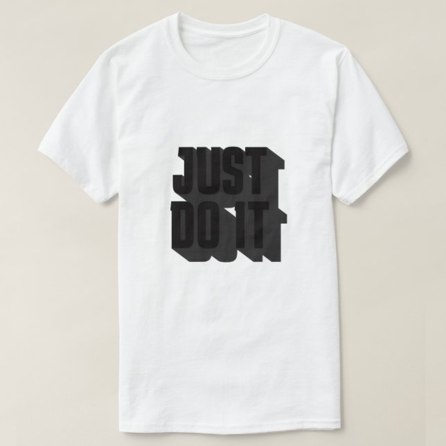 T-SHIRT JUST DO IT 3D BOLD TEE (Design devant)