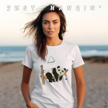 T-shirt Just Hangin' conçu par la poète Adiela Ako