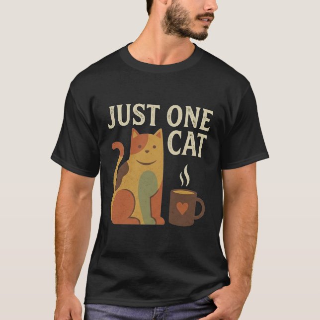 T-shirt Just one Cat owner (Devant)