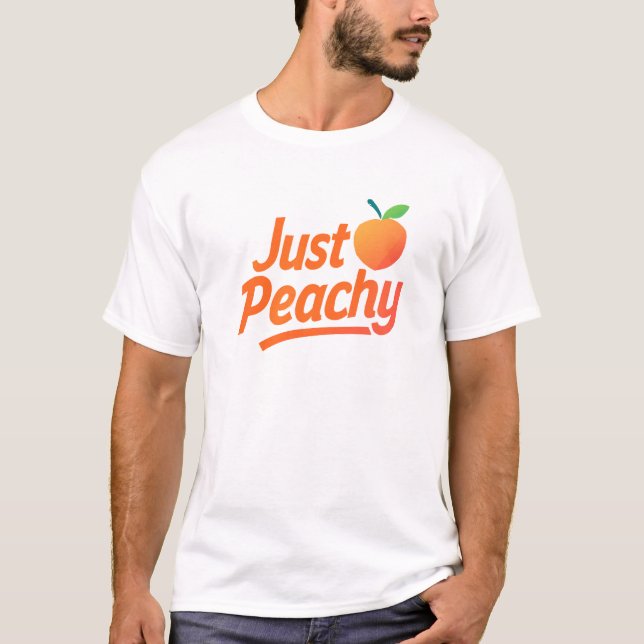 T-shirt just peachy  (Devant)