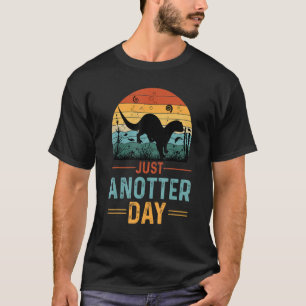T-shirt Juste Anott Day mignon Baby Sea Otter Un autre jou