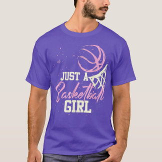 T-shirt Juste Basketball Fille Joueuse Drôle Femme Softbal