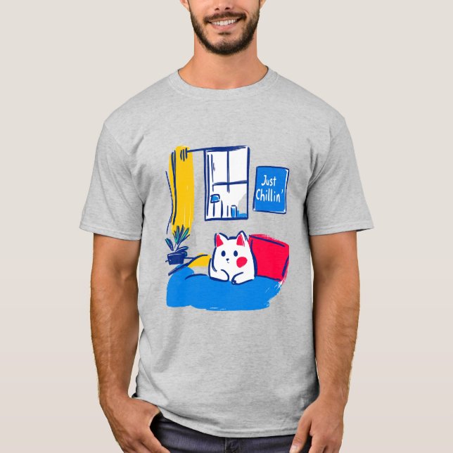 T-shirt Juste Chillin' (Devant)