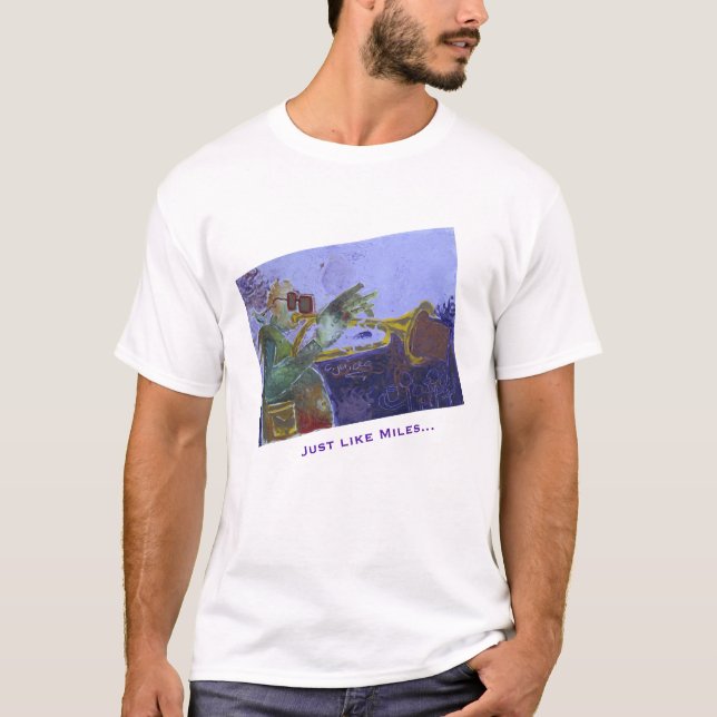 T-shirt Juste comme des milles. (Devant)