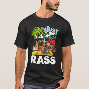 T-shirt Juste Cool Pas Rass Fun Rasta Caribbean Ztyle