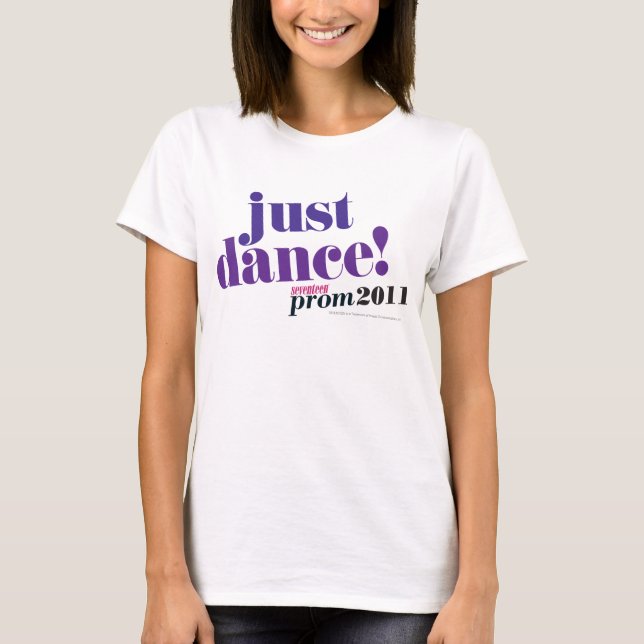 T-shirt Juste danse - pourpre (Devant)