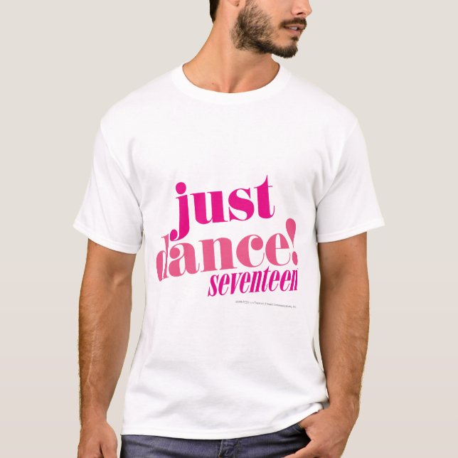 T-shirt Juste danse - rose (Devant)