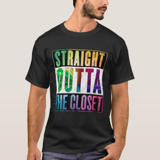 T-shirt Juste Devant Le Closet - Gay pride LGBT