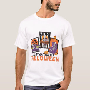 T-shirt Juste en attendant Halloween Fall Vibes