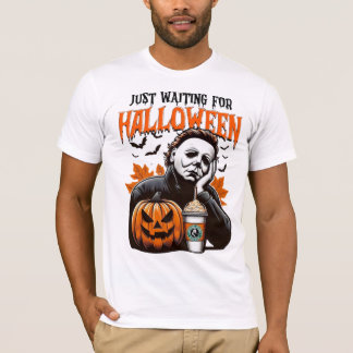 T-shirt Juste en attente de la chemise Halloween