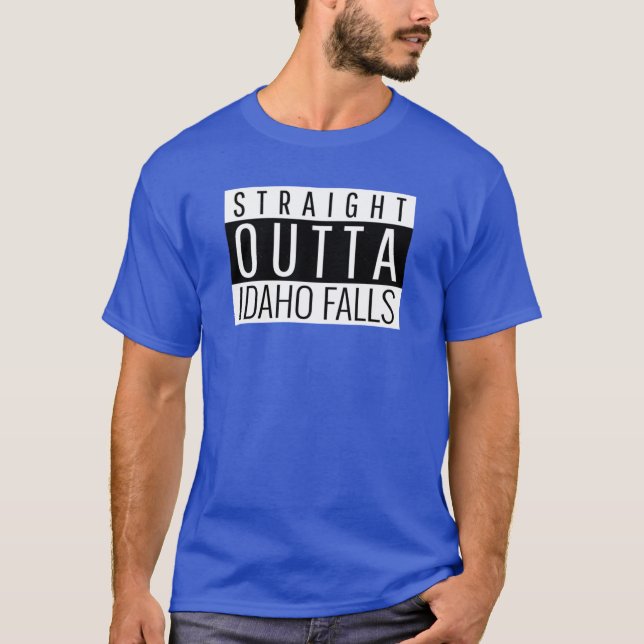 T-shirt Juste En-Dehors De La Chute Idaho Idaho (Devant)