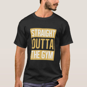T-shirt Juste En Dehors De La Salle De Sport Entraînement 