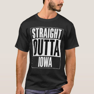 T-shirt Juste En Dehors De L'Iowa